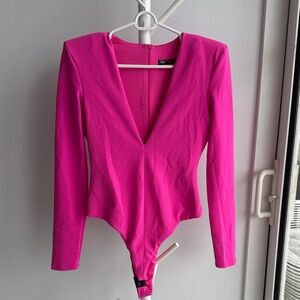 Zara Vivid Magenta/Pink Bodysuit